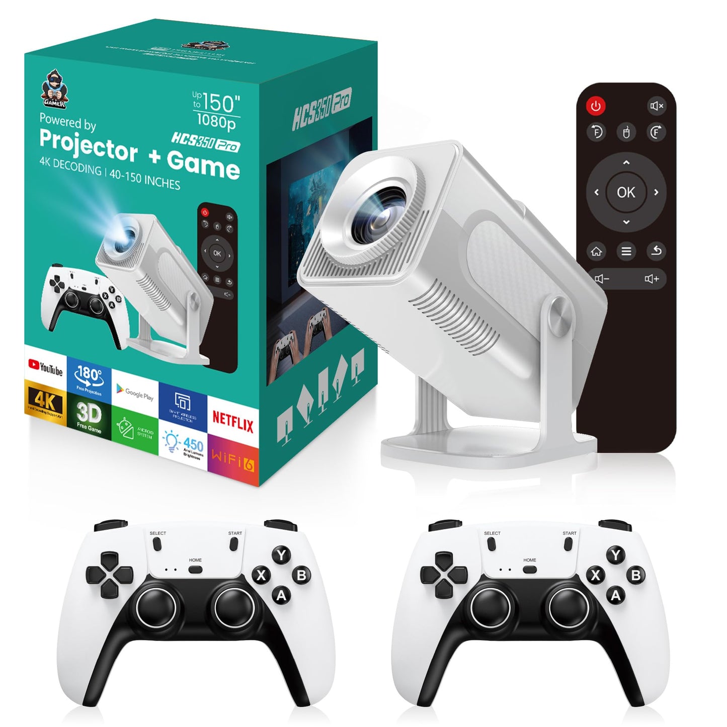 HCS350 PRO Projector + GAME