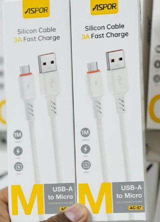 ASPOR AC-57 3A USB TO MICRO CHARGING CABLE